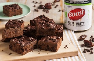 Photo Recette Brownies Juste des Protéines de BOOST au Moka