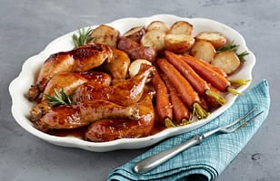 Photo Recette Poulet Rôti à L’Érable et à la Moutarde
