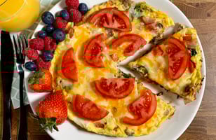Photo Recette Omelette aux Légumes et Jambon