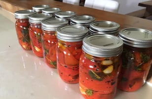 Photo Recette Poivrons Grillés Marinés à L’huile et Ail Doux