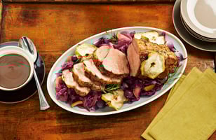 Photo Recette Rôti de Porc aux Pommes et aux Fines Herbes