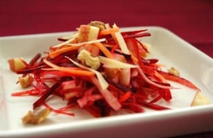 Photo Recette Salade de Carotte, Betterave, Pomme Noix et Comté