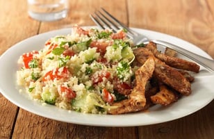 Photo Recette Salade de Couscous au Poulet à Chawarma