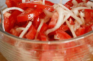Photo Recette Salade de Tomates et D’oignons