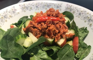 Photo Recette Salade D’épinards et Thon