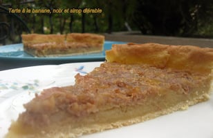 Photo Recette Tarte à la Banane, Noix et Sirop D’érable