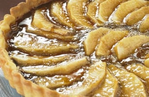 Photo Recette Tarte Pommes Bananes et Chocolat