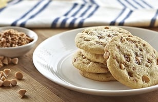 Photo Recette Biscuits au Caramel Salé avec la Pâte à Biscuits de Base Becel