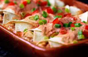 Photo Recette Enchiladas au Poulet et au Fromage