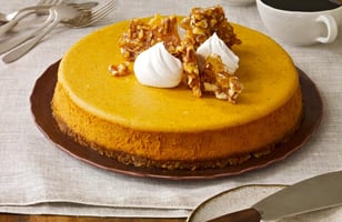 Photo Recette Gâteau au Fromage Praliné à la Citrouille