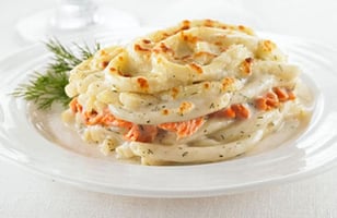 Photo Recette Macaroni au Saumon au Four