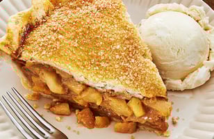 Photo Recette TARTE AUX POMMES ET CARAMEL SALÉ