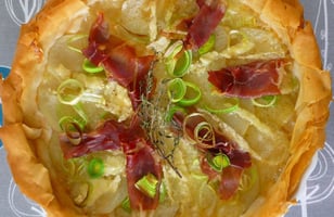 Photo Recette TARTE FINE AU LADY LAURIER D’ARTHABASKA