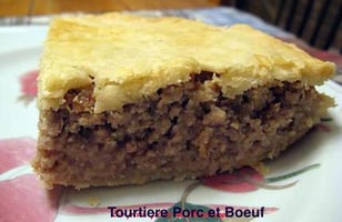 Photo Recette Tourtières Porc et Boeuf