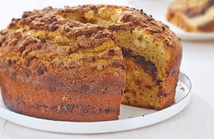 Photo Recette BRIOCHE AUX BRISURES DE CHOCOLAT ET AU BEURRE D’ARACHIDE