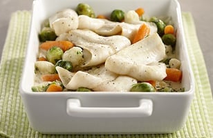 Photo Recette CASSEROLE LÉGUMES ET SOLE À LA BIÈRE