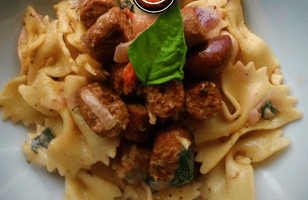 Photo Recette Farfalles à la Saucisse D’agneau & au Citron