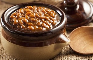 Photo Recette FÈVES AU LARD AU SIROP ET BACON
