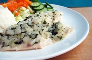 Photo Recette FILET DE SOLE POCHÉ SUR BARBECUE