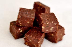 Photo Recette Sans Gluten: Fudge au Chocolat, Noix et Sucre D’érable