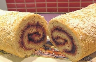 Photo Recette Gâteau Roulé Sans Gluten à la Confiture ou au Nutella