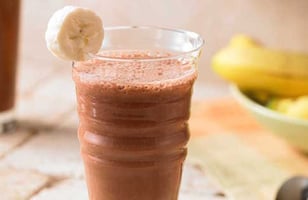 Photo Recette Lait Frappé à la Banane et au Chocolat Noir