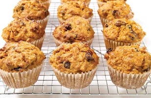 Photo Recette Muffins aux Carottes et aux Raisins