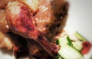 Photo Recette Pintade au Jambon Prosciutto & Pommes