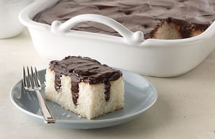 Photo Recette Pouding au Chocolat Poke Cake