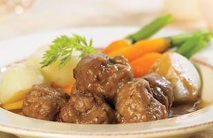 Photo Recette RAGOÛT DE BOULETTES « MAISON » DE VEAU DE LAIT DU QUÉBEC