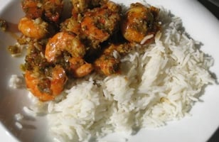 Photo Recette Riz et Crevettes Saucées