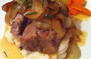 Photo Recette RÔTI DE PALETTE DE PORC AU CIDRE DE POMME