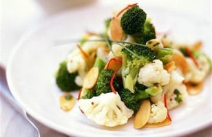 Photo Recette Salade de Brocoli et Chou-Fleur aux Amandes