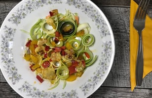 Photo Recette Salade de Zucchinis et Légumes Rôtis