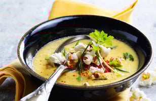 Photo Recette Soupe de Maïs Doux au Chorizo