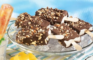 Photo Recette Sucettes Glacées au Yogourt et au Chocolat