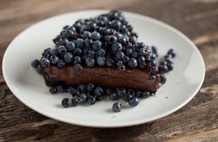 Photo Recette Tarte au Chocolat et aux Bleuets