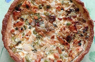 Photo Recette Tarte Feuilletée aux Oignons Nouveaux