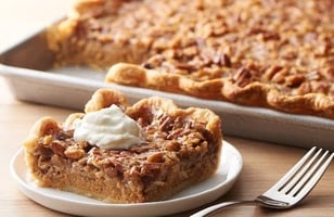 Photo Recette Tarte Rectangulaire à la Citrouille et aux Pacanes