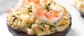 Champignons Farcis aux Crevettes