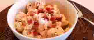 SALADE CRÉMEUSE DE CHOU FLEUR ET BACON (recette Kéto)