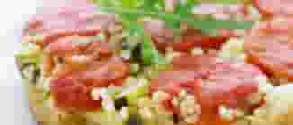 Tatin aux Tomates, Courgettes et Boulghour
