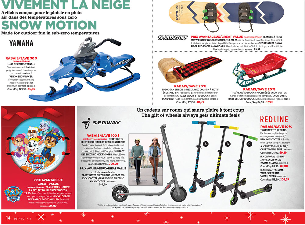 Circulaire Canadian Tire - Des Cadeaux de Noël Inspirants - Page 14