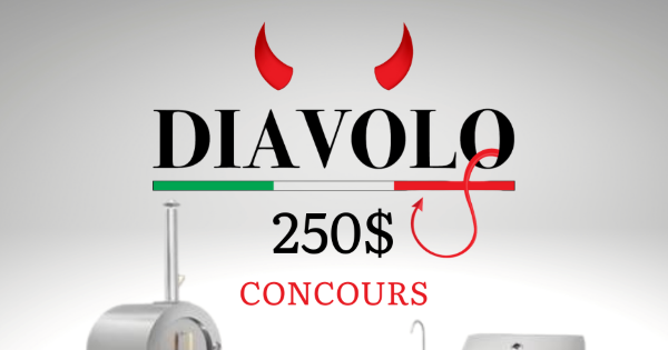Concours Gagnez 250$ offert par Diavolo Kitchen!