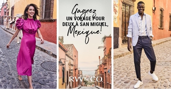 Concours courez la Chance de gagner un Voyage pour Deux à San Miguel, Mexique
